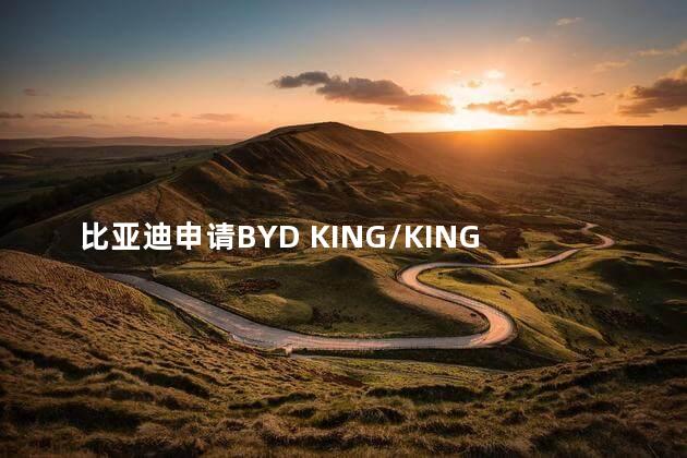 比亚迪申请BYD KING/KING L商标